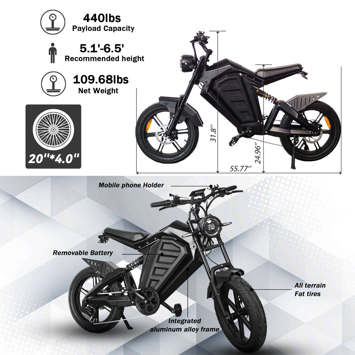 EGOBIKE TOP-SPEED Electric Bike